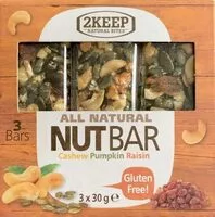 Mängden socker i Nut bar