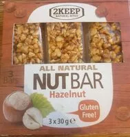 Mängden socker i NUTBAR Hazelnut