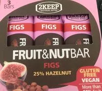 Mängden socker i Fruit & nutbar figs
