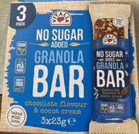 Mängden socker i Granula bat chocolate flavour and Cocoa cream