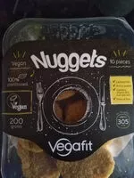 Mängden socker i Vegafit nuggets