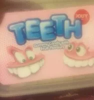 Mängden socker i Gummy candy with fruit flavour