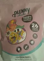 Mängden socker i Plenny Shake Passion Fruit