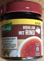 Mängden socker i Rinderbrühe