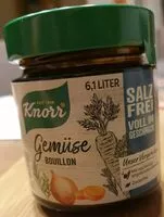 Mängden socker i Gemüsebouillon salzfrei