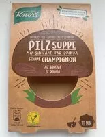 Mängden socker i Soupe champignions au shiitake et quinoa