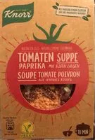 Mängden socker i Soupe tomate poivron aux lentilles rouges