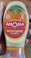 Mängden socker i Moutarde mi-forte