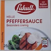 Mängden socker i Helle Pfeffersauce
