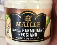Mängden socker i Maille Sauce au Parmigiano Reggiano - Pointe de Basilic Bocal