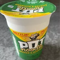 Mängden socker i Pot Noodle Chicken & Mushroom