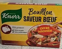 Mängden socker i Knorr Bouillon Saveur Boeuf Offre Saisonnière 150g