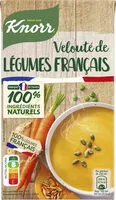 Mängden socker i Knorr Soupe Liquide Velouté de Légumes Français 1L