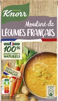 Mängden socker i Knorr Soupe Liquide Mouliné de Légumes Français 1L
