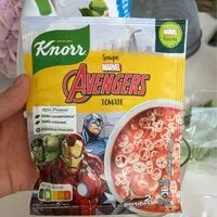 Mängden socker i Knorr Soupe déshydratée Avengers Tomate 41g