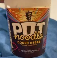 Mängden socker i Pot Noodle Doner Kebab Flavour