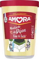 Mängden socker i Amora Moutarde MOUTARDE FORTE Verre TV 185g