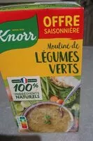Mängden socker i Mouliné de légumes verts