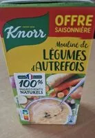 Mängden socker i Mouliné de légumes d'autrefois