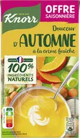 Mängden socker i Knorr Soupe Liquide Douceur d'Automne à la crème fraîche SO 1L