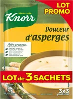 Mängden socker i Knorr Soupe Déshydratée Douceur d'Asperges 4x3x96gr