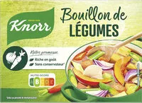 Mängden socker i Knorr Bouillon de Légumes 150g