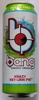 Mängden socker i Krazy Key Lime Pie - Bang Energy Drink