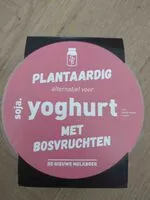 Mängden socker i Soja yoghurt met bosvruchten