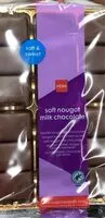 Mängden socker i Soft nougat milk chocolate