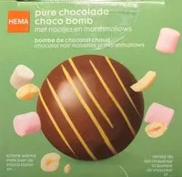 Mängden socker i Bombe de chocolat chaud