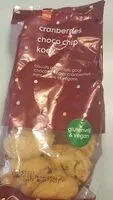 Mängden socker i Cranberries Choco chip koek