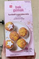 Mängden socker i Funfetti cupcake mix