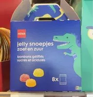 Mängden socker i Bonbons sucrés acidulés