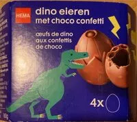 Mängden socker i Oeufs de dino aux confettis de choco