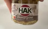 Mängden socker i Champignons tranches