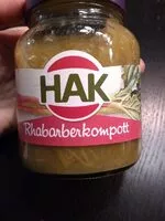 Mängden socker i HAK Rhabarberkompott
