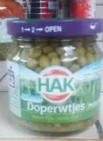 Mängden socker i Petit pois