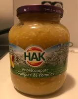 Mängden socker i HAK compote de pommes