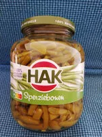 Mängden socker i Sperziebonen