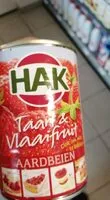 Mängden socker i Taartfruit aardbei