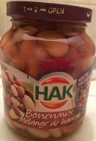 Mängden socker i Mélange de haricots