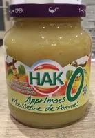 Mängden socker i Compote de pommes
