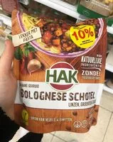 Mängden socker i bolognese schotel