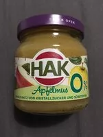 Mängden socker i HAK Apfelmus