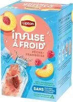 Mängden socker i Infuse à froid Pêche-framboise