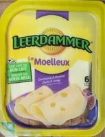 Mängden socker i Leerdammer le moelleux 6 tranches 150g
