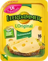 Mängden socker i Leerdammer original 16 tranches 400g