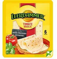 Mängden socker i Leerdammer inclusion tomate basilic 6 tranches 120g