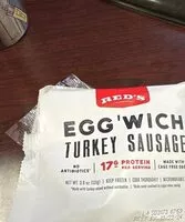 Mängden socker i Egg’wich, turkey sausage