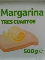 Mängden socker i Margarina tres cuartos